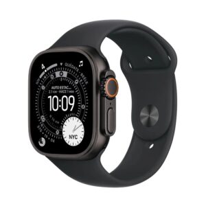 Apple Watch Ultra 3 + Cellular Con Caja De Titanio Negro De 49Mm